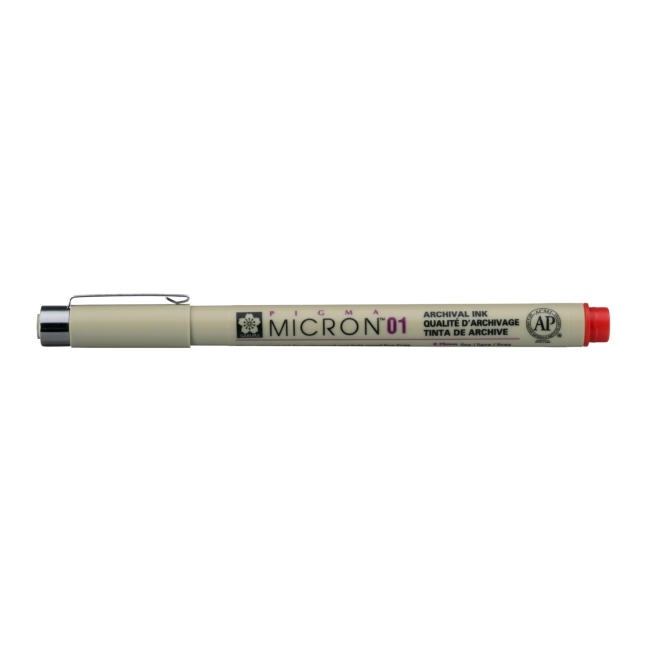 Ручка капиллярная Pigma Micron 0.25мм Красный