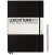 Блокнот Leuchtturm1917 Master Slim A4+ (22.5x31.5см.), 100г/м2 - 123 стр. нелинованная, твердая обложка, цвет: Черный