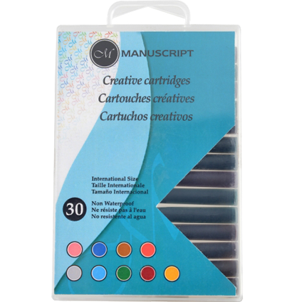 Набор картриджей Manuscript Creative 38 мл 9 цветов 30 шт блистер купить в магазине ArtCraft.Space с доставкой