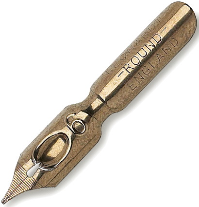 Бронзовое перо Manuscript Round Hand №6 0.55 мм для каллиграфии купить в магазине ArtCraft.Space