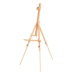 Мольберт полевой тренога с кронштейном Гамма "Студия", 78*80*132(196)см, бук