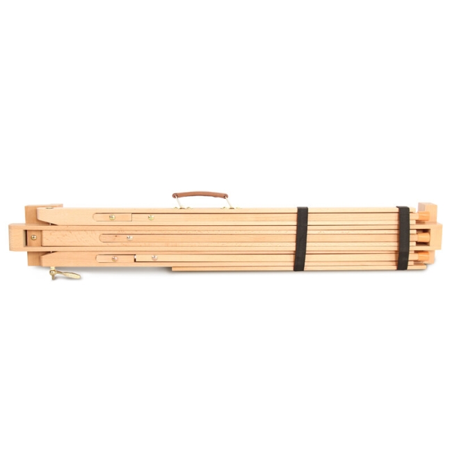 Мольберт полевой тренога с кронштейном Гамма "Студия", 78*80*132(196)см, бук