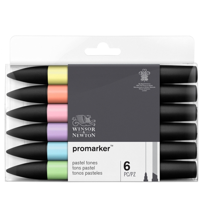 Набор маркеров PROMARKER 6 пастельных цветов