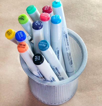 Finecolour Junior набор спиртовых маркеров 72 цвета в фирменных кейсах купить в магазине маркеров ArtCraft.Space с доставкой по всему миру