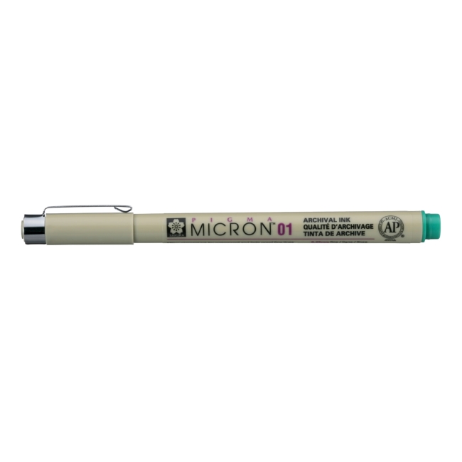 Ручка капиллярная Pigma Micron 0.25мм Зеленый