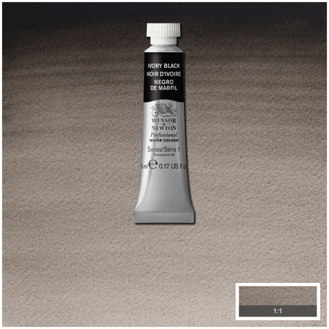 Акварель художественная Winsor&Newton "Professional", 5мл, туба, жженая кость Акварель художественная Winsor&Newton "Professional", 5мл, туба, жженая кость