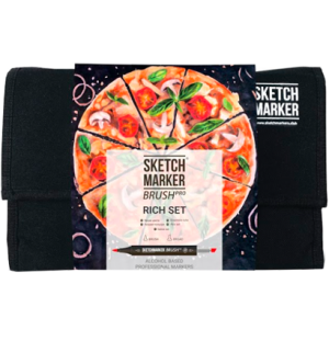 Набор маркеров SKETCHMARKER Brush Rich 24шт Набор маркеров SKETCHMARKER Brush Rich 24шт