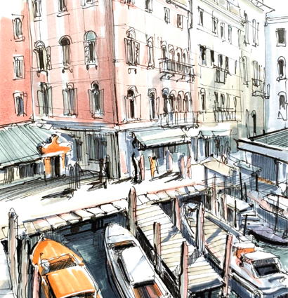 Набор 24 маркера Sketchmarker Brush Pro "Яркие цвета" в пенале купить в магазине маркеров ArtCraft.Space с доставкой по всему миру