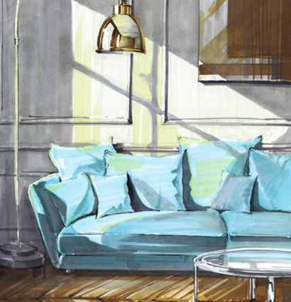 Набор 24 маркера Sketchmarker Brush Pro "Яркие цвета" в пенале купить в магазине маркеров ArtCraft.Space с доставкой по всему миру