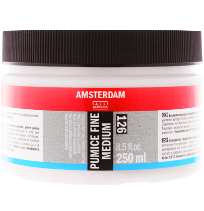 Медиум для акрила Amsterdam Pumice Fine Medium для придания мелкозернистой структуры 126 в банке 250 мл купить в художественном магазине ArtCraft.Space с доставкой по РФ и СНГ