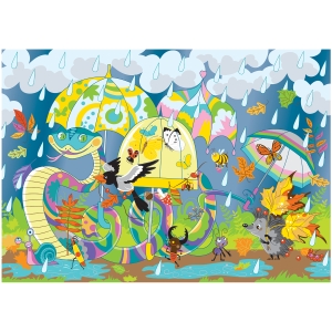 Пазл с заданием 260 эл. ТРИ СОВЫ "Летний дождь" Пазл с заданием 260 эл. ТРИ СОВЫ "Летний дождь"