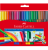 Фломастеры смываемые Faber-Castell Connector для детей набор 20 цветов купить в магазине маркеров ArtCraft.Space с доставкой по РФ и СНГ