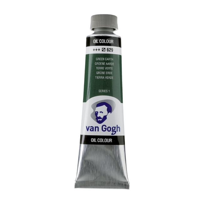 Краска масляная Van Gogh туба 40мл №629 Зеленая земля