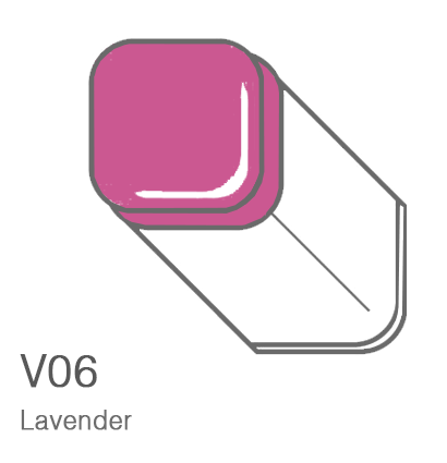 Маркер Copic V06 Lavender / Лавандовый поштучно купить в фирменном магазине ArtCraft.Space (Копик Клаб) с доставкой по РФ и всему миру