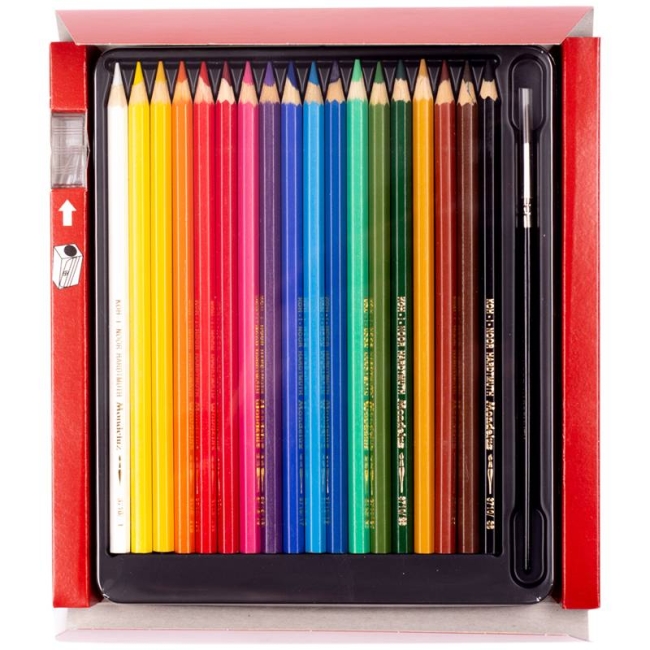 Карандаши акварельные Koh-I-Noor Mondeluz Old Man набор 36 цветов с кистью и точилкой купить в художественном магазине ArtCraft.Space с доставкой Карандаши акварельные Koh-I-Noor Mondeluz Old Man набор 36 цветов с кистью и точилкой купить в художественном магазине ArtCraft.Space с доставкой