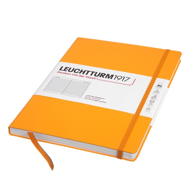 Блокнот Leuchtturm1917 Composition B5 (17.8x25.4см), 80г/м2 - 109л.в линейку твердая обложка, цвет: Восходящее Солнце