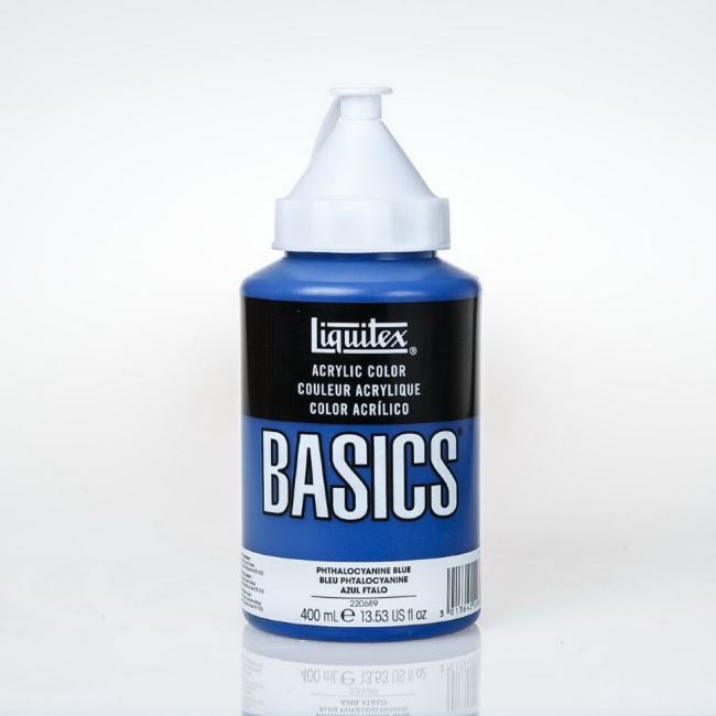 Краска акриловая LIQUITEX Basics №316 голубая ФЦ 400 мл купить в художественном магазине ArtCraft.Space с доставкой по всему миру
