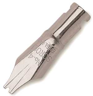 Перо Manuscript Scroll 4 2,5мм полированное,