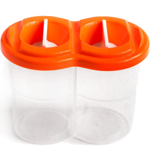 Стакан непроливайка двойной