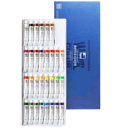 Набор красок SH WATER COLOR PRO 30цв*7,5мл ,