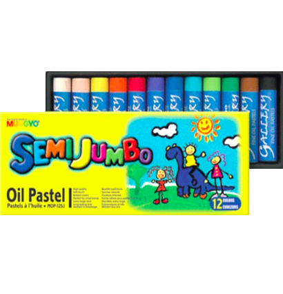 Пастель Mungyo Jumbo Oil Pastel масляная круглая 12 цветов для начинающих купить в художественном магазине ArtCraft.Space