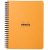 Ежедневник Rhodia Classic, 160х210 мм, оранжевый, мягкая обложка, линия, 80л, белый, микроперф., 90г,
