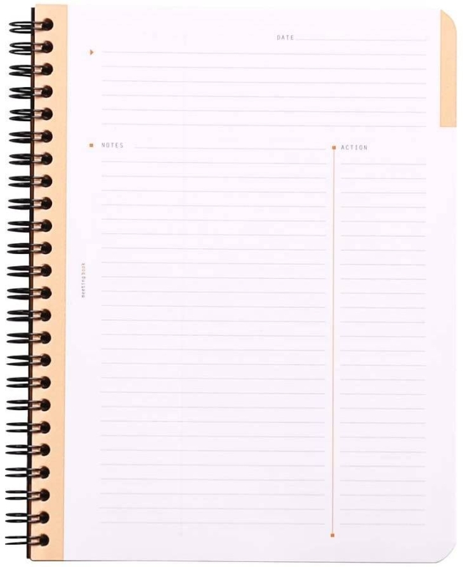 Ежедневник оранжевый Rhodia Classic линейка мягкая обложка А5 / 80 листов / 90 гм купить в художественном магазине ArtCraft.Space с доставкой по всему миру