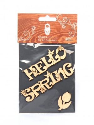 Набор заготовок для декорирования Spring3 фанера 10х14см,