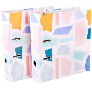 Папка-регистратор MESHU "Pastel colors", набор 2шт., 70мм, офсет