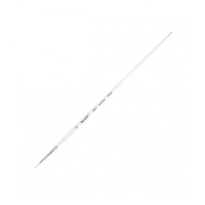 Кисть Roubloff Серия 1В12 синтетика круглая белая ручка длинная №2