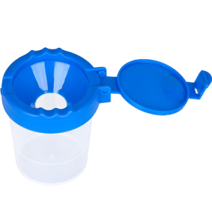 Стакан непроливайка с крышкой (диаметр 8,5 см, высота 10 см)