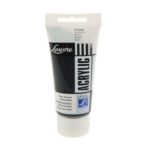 Краска акриловая LOUVRE туба 200мл №269 Черная слоновая кость LOUVRE туба 200мл №269 Черная слоновая,