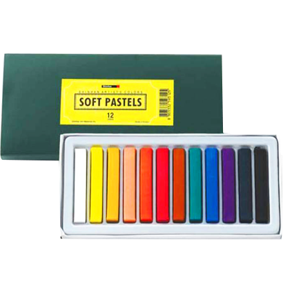 Набор сухой пастели ShinHanart Soft Pastel Large мягкая в наборе 12 цветов купить в магазине ArtCraft.Space с доставкой