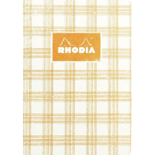 Блокнот Rhodia HERITAGE, А5, кремовый tartan, мягкая обложка, клетка, нумерация, 80л, кремовый, 90г/, Блокнот Rhodia HERITAGE, А5, кремовый tartan, мягкая обложка, клетка, нумерация, 80л, кремовый, 90г/,