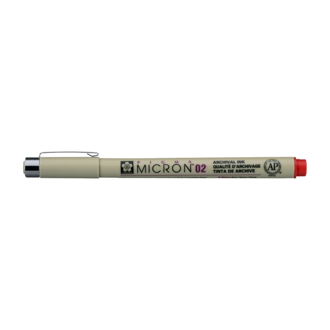 Ручка капиллярная Pigma Micron 0.3мм Красный