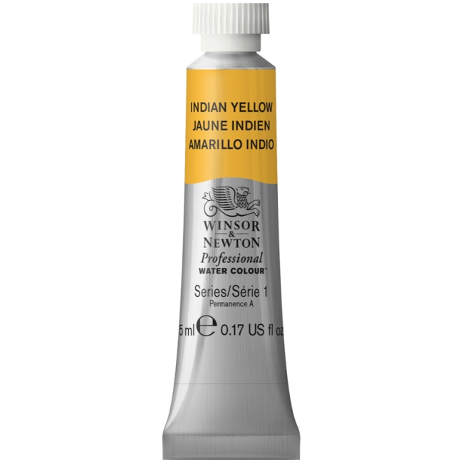 Акварель художественная Winsor&Newton "Professional", 5мл, туба, индийский желтый