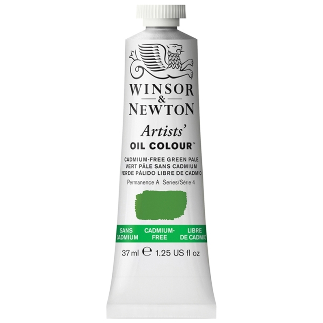 Краска масляная профессиональная Winsor&Newton "Artists' Oil", беcкадмиевый бледно-зеленый