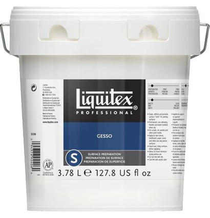 Грунт Liquitex White Gesso белый гипсовый для акрила и масла 3.78 л купить в художественном магазине ArtCraft.Space с доставкой по всему миру
