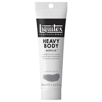 Краска акриловая Liquitex Рeavy Body №239 серебро богатое иридисцентная туба 59 мл купить в художественном магазине ArtCraft.Space