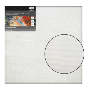 Холст на подрамнике Гамма "Старый мастер", 40*40см, 100% лен, мелкое зерно Холст на подрамнике Гамма "Старый мастер", 40*40см, 100% лен, мелкое зерно