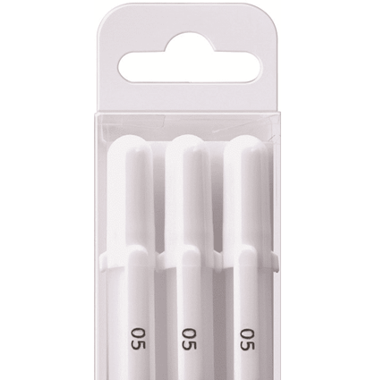 Набор белых гелевых ручек Sakura Gelly Roll 3 штуки с толщиной пера линера 0.3 мм купить в художественном магазине ArtCraft.Space с доставкой по РФ и СНГ