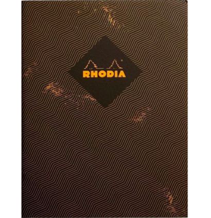 Блокнот в клетку Rhodia Heritage Chevrons сшивка мягкая обложка А5 / 32 листа / 90 гм купить в магазине ArtCraft.Space с доставкой по всему миру