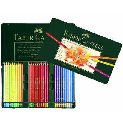 Цветные карандаши Faber Castell Polychromos набор из 60 цветов в фирменном чехле купить в магазине художественных товаров ArtCraft.Space