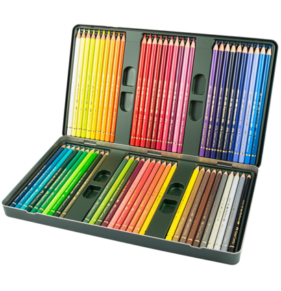 Цветные карандаши Faber Castell Polychromos набор из 60 цветов в фирменном чехле купить в магазине художественных товаров ArtCraft.Space