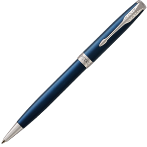 Ручка шариковая Parker "Sonnet Subtle Blue CT" черная, 1,0мм, поворот., подар. уп.