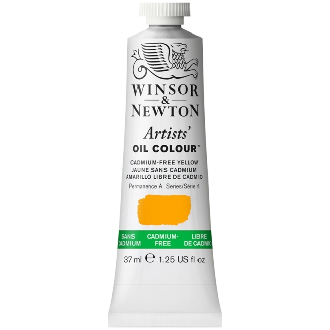 Краска масляная профессиональная Winsor&Newton "Artists' Oil", беcкадмиевый желтый