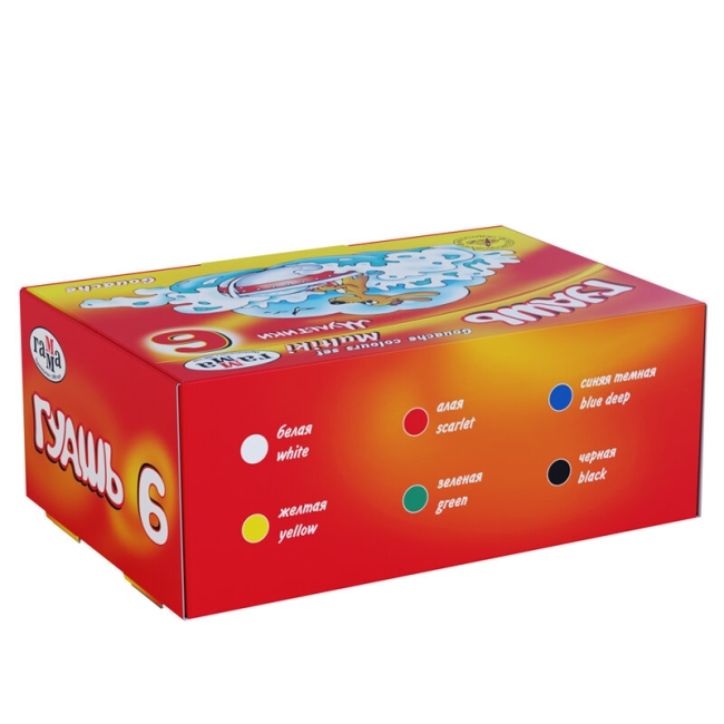 Гуашь Гамма "Мультики" набор детских красок 6 цветов в банках 40 мл купить в художественном магазине ArtCraft.Space с доставкой по всему миру Гуашь Гамма "Мультики" набор детских красок 6 цветов в банках 40 мл купить в художественном магазине ArtCraft.Space с доставкой по всему миру