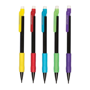 Карандаш механический OfficeSpace 0,5мм, грип, с ластиком, ассорти Карандаш механический OfficeSpace 0,5мм, грип, с ластиком, ассорти