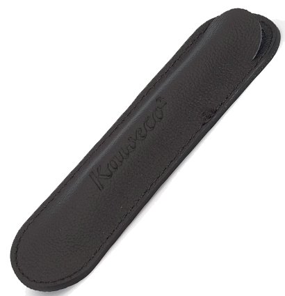 Чехол KAWECO ECO для 1 длинной ручки кожаный чёрный,