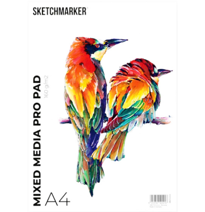 Альбом для смешанных техник Sketchmarker Mixed Media Pro А4 / 30 листов / 160 гм купить в магазине ArtCraft.Space с доставкой по всему миру